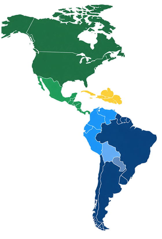 Mapa de regiones APIA